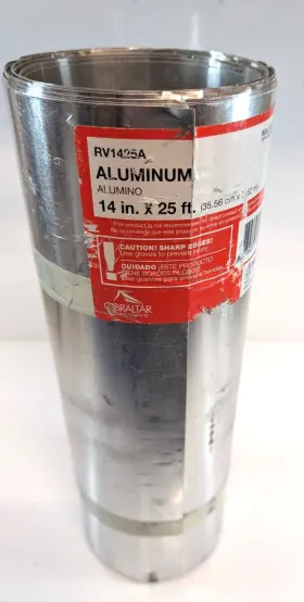 Rv1425a Gibraltar Building Products 14 Inch X 25 Ft. Aluminum Roll Valley Flashing Rv1425