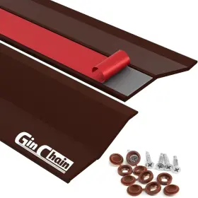 Bn-036 Ginchain Garage Door Seal Top And Sides 36ft Weather Brown