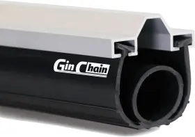 T2-003 Ginchain Garage Door Seals Convex Shape Aluminum Track With U O 10 Feet Convex-track