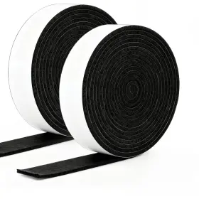 Ginoya 650075760721 0.87in Furniture Pads Roll 6.56ft X 2 Rolls Self Adhesive Felt Strips For Ha