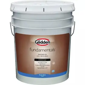 Ppg1094-1p-04sa Glidden Fundamentals Exterior Paint Semi Gloss White Pastel Base
