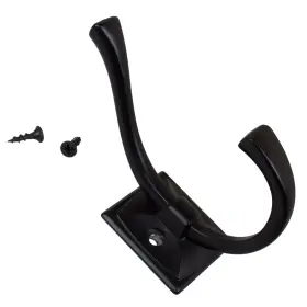 Gliderite 849376064946 5-pack 4-1/4 Inch Matte Black Flared Double Coat