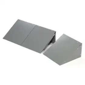 Global Industrial 652705gy 12 X Inch Locker Slope Top Kit Gray