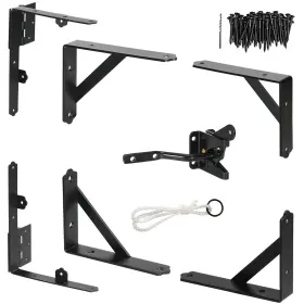 B09z6mzthd Goldorcle Anti-sag Gate Kit For Wooden Fence - Heavy Duty Corner Brace Bracket