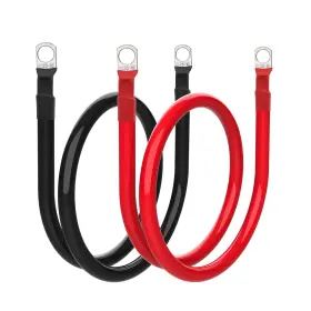 Gb3804 Gopayia 4 Awg Battery Cable Gauge Wires With 3/8 Terminals Power ... Fast Ship