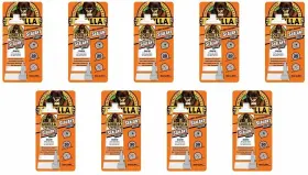 8090001-9 Gorilla 100 Percent Silicone Sealant Caulk 2.8 Ounce Squeeze Tube Clear