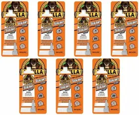 8090001-7 Gorilla Glue 100 Percent Silicone Sealant Caulk 2.8 Ounce Squeeze Tube Clear