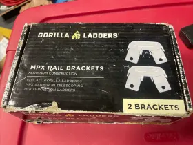 Glmp-rb-2 Gorilla Ladders Rail Brackets Lightweight Aluminum Construction 2-sturdy Trestle