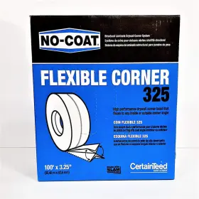 Grabber B07dx4stxf 318111 Flexible No Coat Drywall Corner Tape 100 L X 3-1/4 W