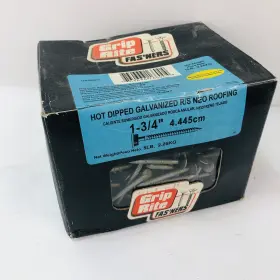 134hgneo5 Grip Rite Hot Dipped Galvanized Rs Neo Roofing Nail 1-1/4 Inch 5lb New Box