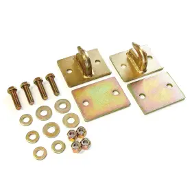 Gpa481 Gripon Pack Of 2 5/16in Bolt On Grab Hook Mount With Backer Plate - Includes Hardw