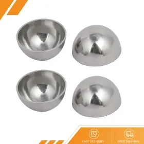 Gryfton 686130896081 4 Set 25mm Od 1mm Thickness 304 Stainless Steel Hollow Half Round Railing Balls