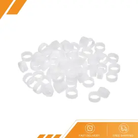 Gryfton 699867123733 Silicone Rubber Bands Rings 200pcs Non-slip 12mm Dia 1mm Thick 5mm Width Bundle
