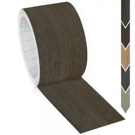 B0fklzb9s8 Gscit Club Walnut Wood Grain Wallpaper 2.4 Inch X50ft Self-adhesive Repair Tape T