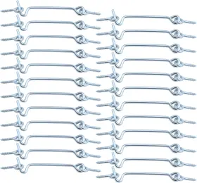 Az18092101-02 Guangzhou Openfind Electronic Commerce Co. Ltd Antrader 3 Inch Zinc Plated Steel Hook And Eye Wood Gates Window Screen Gate Door