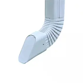 Guttergate 313052086015 Type B 2 Inch X 3 White Plastic Downspout Extension