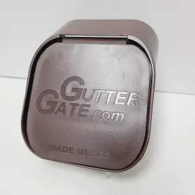 Guttergate 313101199123 Type A Downspout Extension Gate Brown Plastic Easy Install 3 Inch X 4 Gutter