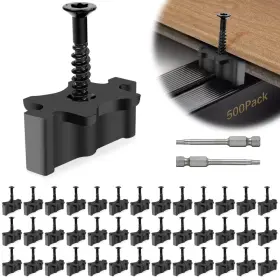 B0ckq9c5xb Gyykzz 500 Pack Hidden Deck Fasteners For Composite Decking Board