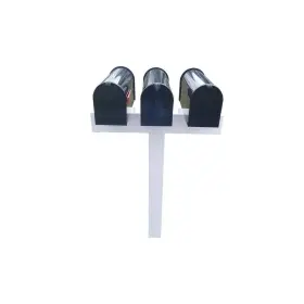 Hp-1w3 Handy Post Mailbox 42 Inch Hx5 Wx31 D Vinyl 3-sleeve Paintable In White Color