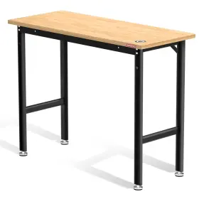 W082132ae Hangzhou Greatstar Industrial Workpro Garage Workbench 48x20 In Fsc-certified Solid Wood Rubber Top 1200