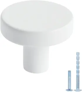 101awh Hanihua 10 Pack White Cabinet Knobs Dresser Solid Kitchen