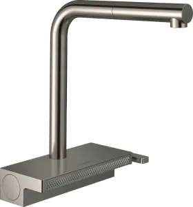 73836801 Hansgrohe Aquno Select Kitchen Faucet 2-spray Pull-out 1.75 Gpm In Steel Optic
