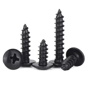 Htf0080-m4 Hantof 8/12/16/20/30mm 125 Pcs M4 X Set Black