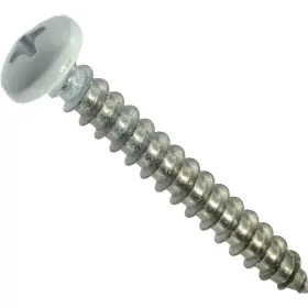 14973208264 Hard-to-find Fastener White Phillips Pan Sheet Metal Screws #10 X 1-1/2 Inch