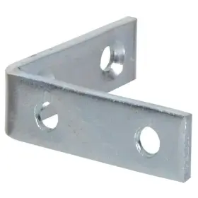 851129 Hardware Essentials 3-1/2 X 3/4 Inch Zinc Plated Corner Brace 5-pack