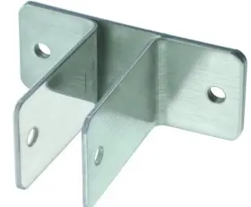 11629-b1 Harris Hardware 4 Stainless Steel Mounting Bracket For 3/4 Inch Panel