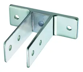 Harris Hardware Tp1286-b Tp1286 Two Ear Die Cast Zamac Urinal Screen Bracket For 1