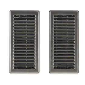 Hartford Ventilation 758913614240 Floor Register 4 Inch X 12 - Contemporary Steel Ve