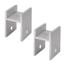 Hebrar 99-001524 Bimini Top Bracket Pontoon Clips For Boats Aluminum H-b