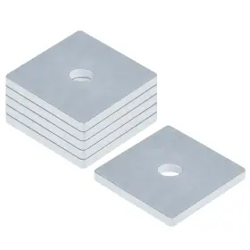 Dp38-s-t6 Heneng 6 Pcs Square Plate Washers 5/8 Inch Id X 3 Flat Washer Fastener Fit For