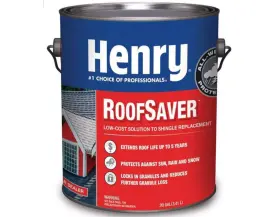 He812146 Henry 812 Roofsaver Clear Sealer Shingle Coating To Extend Life 0.90 Gal New