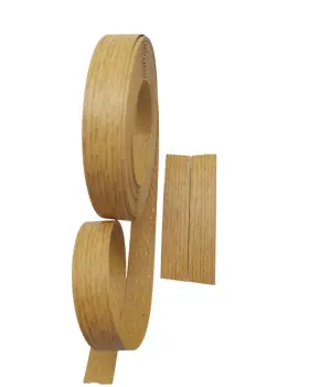 B0fnx8ymm4 Hgkjhf Melamine Edging Tape 1.83cm X 15m Light Brown Wood Grain Flexible