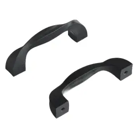 H076015-bi-10b Hickory Hardware 10 Pack Solid Core 3 Inch Center To Black Iron