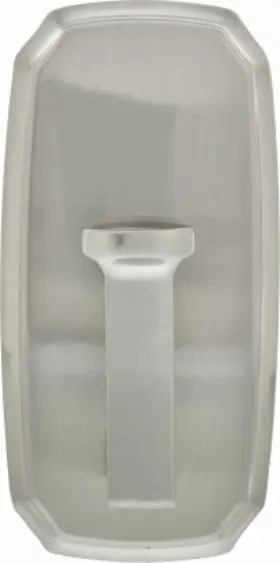 515804 High & Mighty Large Decorative Hook Scalloped Satin Nickel Holds 25 Lbs. -