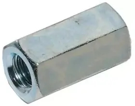 M6-1.00 Hillman 008236750614 The Group 44767 Metric Hex Coupling Nut 12-pack Zinc