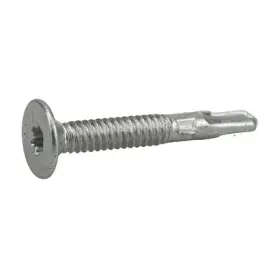 116150 Hillman 5 Pack - Powerpro Exterior Wood To Metal Screws Self-drilling Waffle Head And Wing