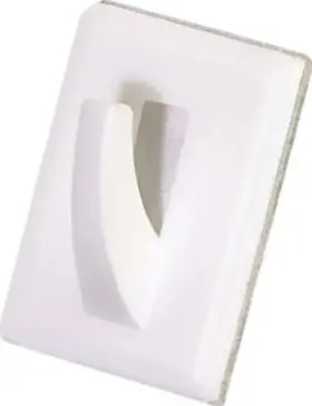 122301 Hillman Utility Hook Adhesive White 2 X Inch 2-pk. -