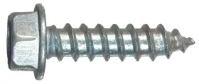 Hillman 3760 8 X 1/2 Inch Aluminum Hex Washer Head Sheet 0.5 Inches Silver