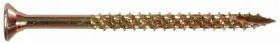42469v4 Hillman Power Pro All-purpose Interior Wood Screws Yellow Zinc #8x1-3/4 Inch 75-pk. - 424