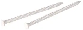 461527 Hillman 5 Pack - 1 Inch Panel Nails White 6 Oz