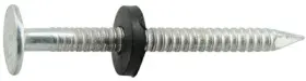 461621 Hillman Fasn-rite Roofing Nail Neoprene Washer Hot Dipped Galvanized 10 Gauge 2 Inch 1 Lb