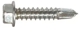 47206 Hillman Hex Washer Head Self-drilling Screws #8 X 3/4 Inch 1 Lb. -