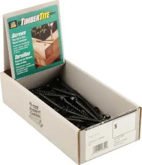 47987 Hillman Timbertite Landscape Screws Black Ceramic 2-1/2 X 1/4 Inch 50-pk. -