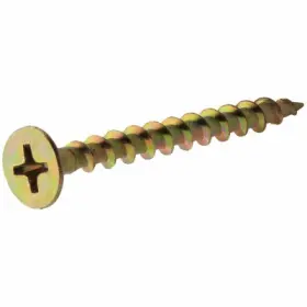 48809 Hillman 12 Pack - Fas-n-tite Wood Screws Interior Phillips Head Zinc And Yellow 2-1/2 Inch X