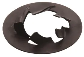 58484 Hillman The Group 1/4-inch Pushnut Bolt Retainer 100-pack 1/4 Inch Black