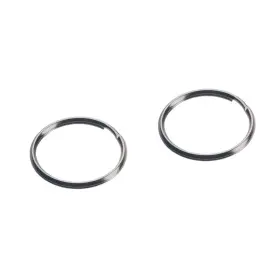701406 Hillman 1-1/2 Inch Dia. Tempered Steel Silver Split Rings/cable Rings Key Ring